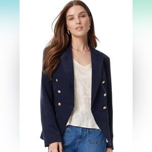 Sam Edelman Navy Blazer with Gold Buttons NWT!